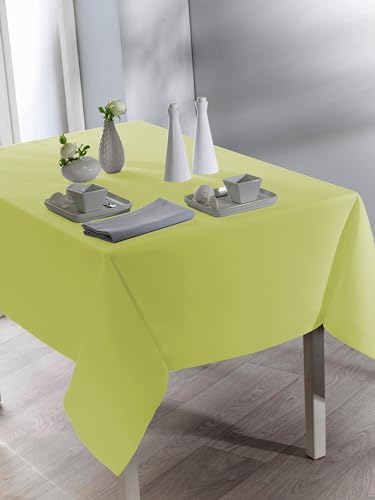 CALITEX Nappe Tentation Unie Anis Ronde 180 cm