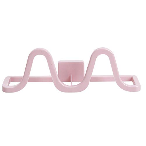 Assiavree Perchero Montado en la Pared de Zapatos Zapatero Titular de Zapatos Colgantes Organizador Percha Zapatillas de Drenaje de Almacenamiento en Rack estantería de baño Organizador-Chocolate Cover