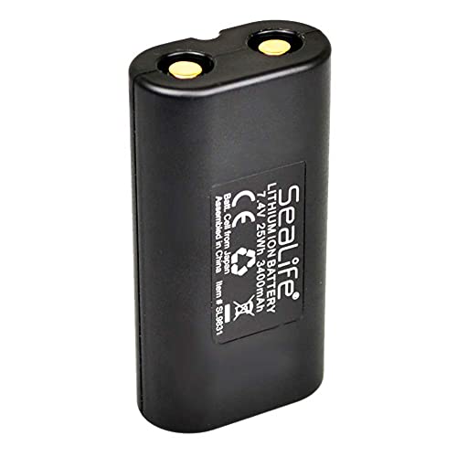 BATTERIE SEALIFE Le batterie sono state progettate per funzionare al meglio nelle luci SeaLife, non tentare di sostituire la batteria con altri tipi o marche, le batterie non conformi alle specifiche SeaLife influiranno sulle prestazioni della luce e possono anche essere pericolose per l'incendio.