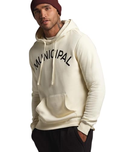 Municipal Men's M.OG-330 Hoodie, Natural/Black, X-Large