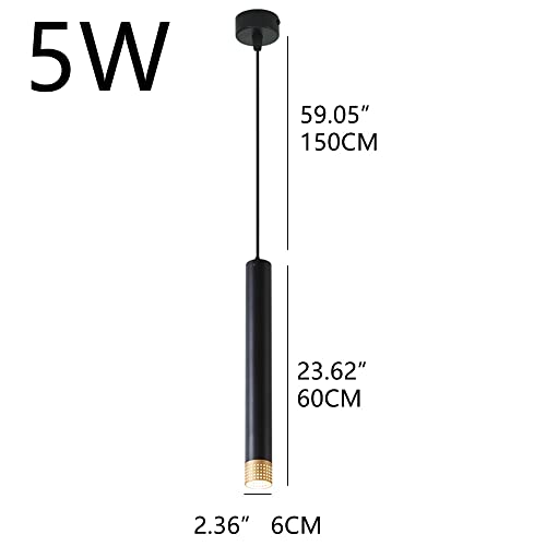 Suspension à lampe moderne LED design architectural minimaliste noir - 2