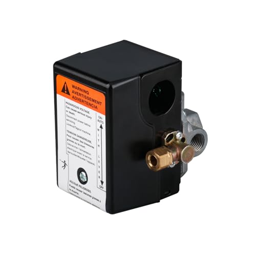 Replacement Pressure Switch for 23474653 135-175 PSI Compatible with IR 5 HP Single Phase Compressors: 2340L5 2340N5 2340D5-V TS4L5 TS4N5