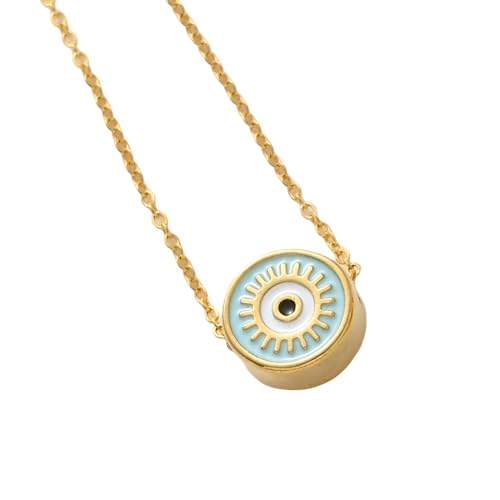 Collier mauvais œil argenté : le cadeau bohème idéal pour femme et fille