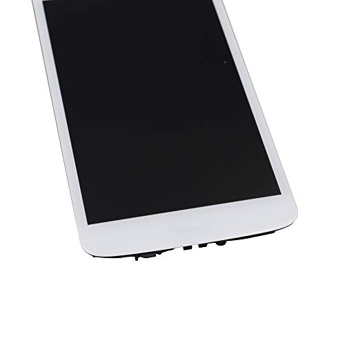 Image of LCD Digitizer Assembly with Front Housing for LG K7 Tribute 5 LS675 MS330 X210 X210DS(White)