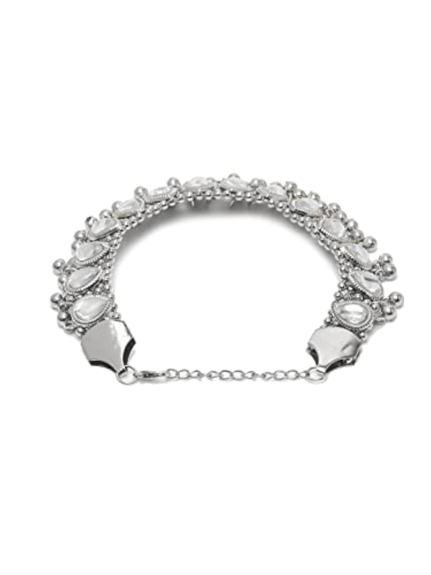 German Silver Plated Stylish Anklets for Women (Style 4)