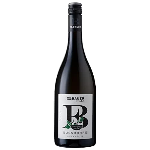 Emil Bauer Nussdorf Auxerrois, Trockener Weißwein aus der Pfalz (1 x 0.75l)