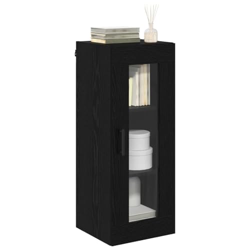 Armario de madera para ahorrar espacio con puerta de cristal para baños y estancias pequeñas 4