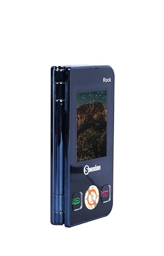 Image of Snexian All-New Rock FOLD MINI Dual Display |Keypad Mobile| with 2.8 inch and 2.4 inch Big Display |Flip|Fold|BT Dialer| Voice Changer |Auto Call Recording|Big Battery| FM |Camera| Feature Phone | Blue