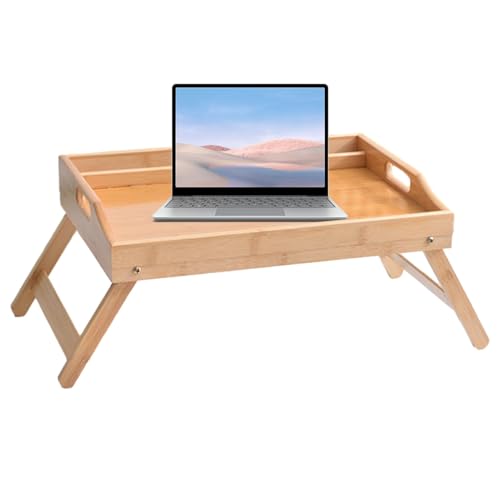 Mesa de madera para laptop, mesa de comedor de madera resistente para camas altas, armarios y espacios estrechos, mueble versátil que ahorra espacio para el hogar y la oficina