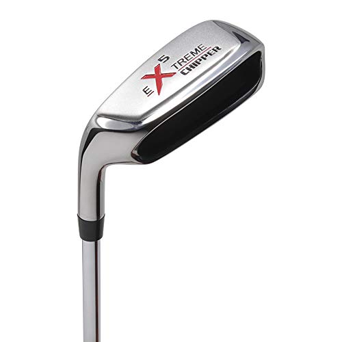 Left Handed Senior Women's Extreme 5 Golf Chipper with Premium Lady Flex Pink Graphite Shaft, 35 Degree Utility Wedge Club