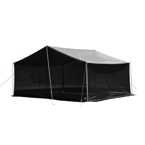 Amazon | CAMVIL ZIP-TARP ジッパータープ 5m ブラックコーティング