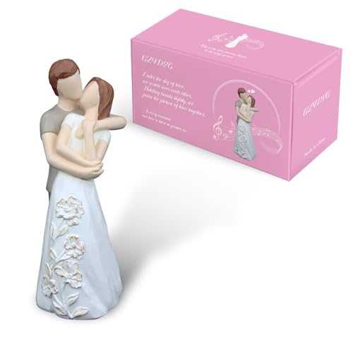 Estatua decorativa pareja amor 6 pulgadas para hogar