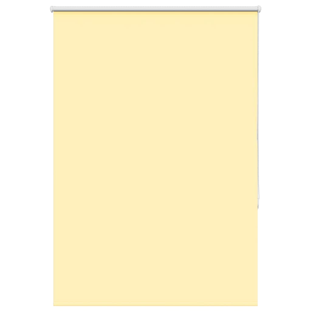 vidaXL Roller Blind Blackout Yellow 90x150 cm Fabric Width 85.7 cm Polyester, day and night blind, kitchen blind, blackout roller shade — image 1