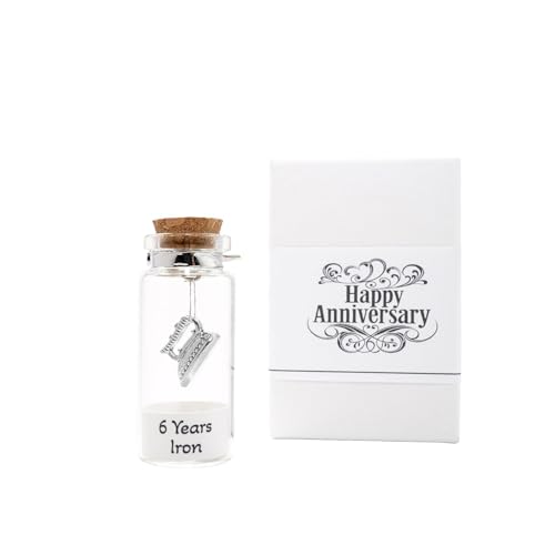 6th Anniversary Iron Keepsake Handmade Miniature Gift for Husband Wife or Couple Six Year Wedding Anniversary Iron Token