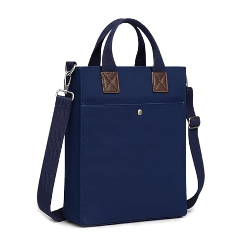 Image of Cotton Canvas Tote Bag for Women & Men | Stylish Shoulder & Crossbody Handbag with Zipper For Boys Girls & Adults | hand bags for woman & Man | College, Office, Travel & Daily Use, Shopping