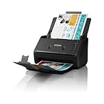Epson WorkForce ES-500WII, Scanner A4 WiFi Fronte/Retro ad Alta Velocità su Smartphone, Tablet, PC o Mac, Duplex Automatico e ADF, Funzioni Automatiche di Ritaglio e Rimozione di Pagine Bianche/Sfondi