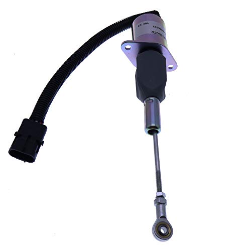 Holdwell Electric Fuel Shut Off Run Solenoid Re53507 Cutoff Stop Motor For 8.1L John Deere 4555 4755 4955 4560 4760 4960 Tractors #TOP3