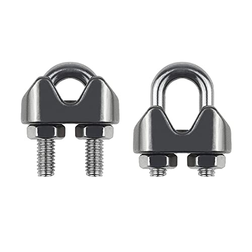 UYUYong 20M Cavo in Acciaio Inox 4 PCS Morsetti