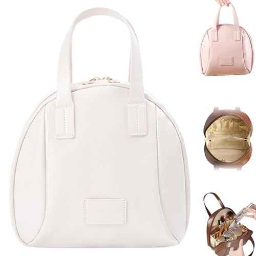 Solidarityn ���w�V�F���^�R�X���e�B�b�N�o�b�O 2024�N�V�v���~�A�����C�N�A�b�v�o�b�O ��e�� �|�[�^�u�� PU �h���g�[�g�o�b�O ���s�p ���^ ���C�N�A�b�v �g�C���^���[�I�[�K�i�C�U�[�o�b�O �R���p�[�g�����g�t�� (�s���N)(White)