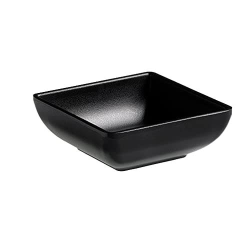 LEONE SRL CIOTOLA QUADRATA MELAMINA NERA CM.7,5X7,5X2,7h