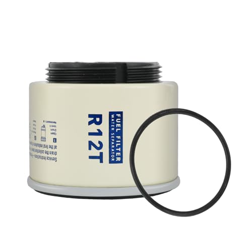 CARMOCAR Marine Fuel Water Separator Element of R12T Water Separator 120AT NPT ZG1/4-19 for Marine Engine S3240 120AT 18-7947 35-60494-1