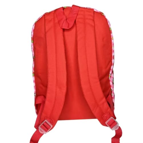 Image of Fast Forward Strawberry Shortcake Pink Backpack, 16 inch, Floral Design