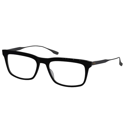 Dita - Staklo Black/Black Iron Rectangular Sunglasses - 53mm