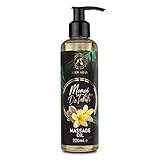 Masajeado por los suaves movimientos de deslizamiento el aceite de coco calmante nutre la piel y alivia la acumulación de estrés, especialmente durante el relajante spa de pies.