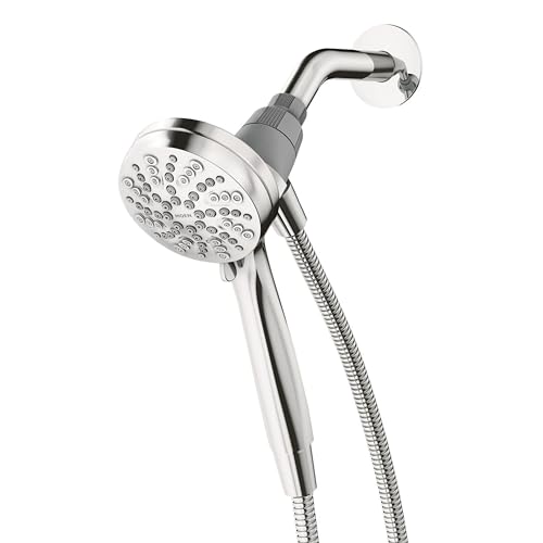 Moen Engage Magnetix Shower Head with Handheld Sprayer, 6 Handheld Shower Head Spray Functions, Chrome Finish, 26100EP