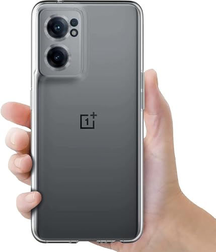 Image of NISHTECH for OnePlus Nord CE 2 5G Premium Transparent Hybrid Soft Slim Dust Proof Back Case Cover Silicone with Camera Protection