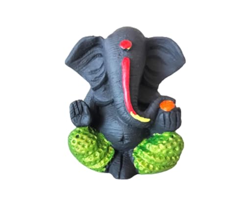 Estatua pequeña de Ganesha multicolor para decoración