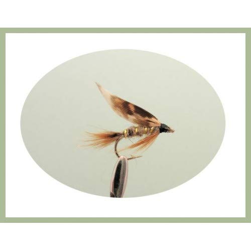6 Pack of March Brown Trout Fishing Flies, Choice (12)