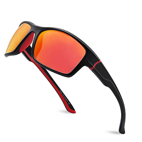 MAXJULI Polarized Sports Sunglasses for Men Women for Running Fishing Driving MJ8014