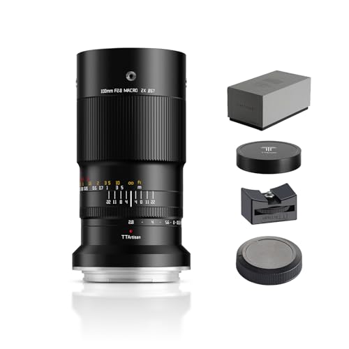TTArtisan 100mm F2.8 Macro 2X for GFX-Mount Manual Focus Full Frame Mirrorless Camera Macro Lenses GFX50S GFX50R GFX50SII GFX100 GFX100S GFX100II