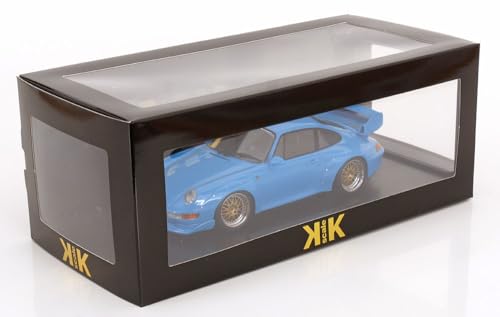 Porsche 911 (993) GT2 1996 Ruedas BBS Azul Claro 1:18 miniatura 6