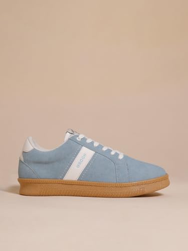Image of WROGN Men's Sky Blue Casual Sneakers
