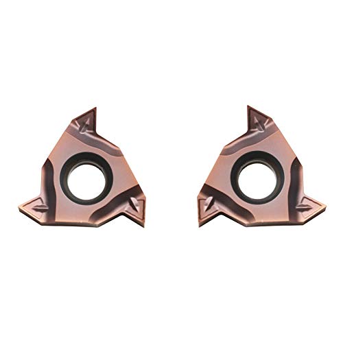 CNC tornio Utensile Filettatura Inserto in Carburo 16IR2.5 ISO LF6018 Per SNR Filettatura Titolare Acciaio Inox