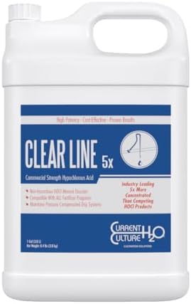 Most Effective Hydroponic System That Will Change Your Gardening Game 4 Clear Line 5X - Most Cost Effective HOCl | Non Toxic Plant-Safe Descaler for Hydroponic Systems | Reduces Mineral Buildup | Increases ORP - Gallon Size