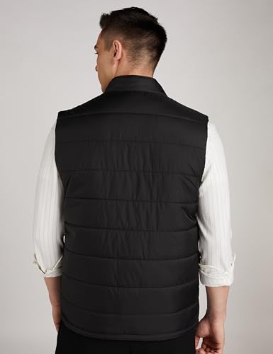 Image of Mia Fashion Men's Lightweight Quilted Sleeveless Bomber -Puffer- Zipper Stand Collar Jacket