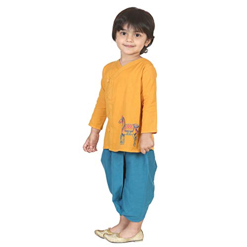Image of BownBee Kids Ethnic Wear Dhoti Kurta Set | Traditional Festive Clothing for Children | Indian Wedding & Celebration Wear | Comfortable Fit