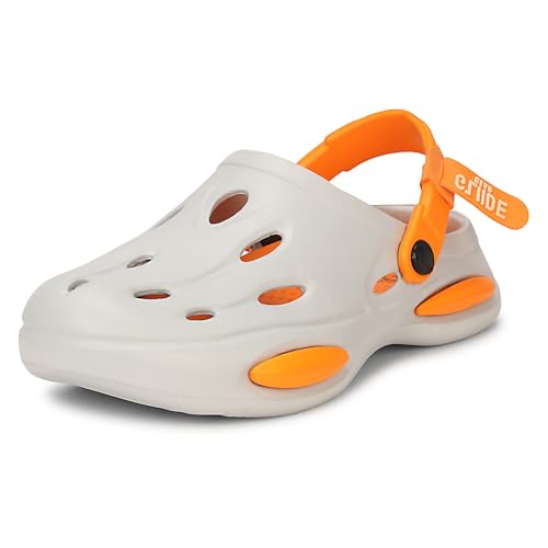 Image of Kraasa Glide Gear Men's Eva Casual Clogs for Everyday use | Sandals with Adjustable Back Strap | Lightweight, Comfortable | Stylish and Waterproof Mules