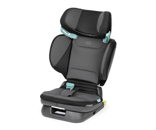 PEG Viaggio Flex Seggiolino Auto ISOFIX con Tecnologia Avanzata, Reclinabile, Pieghevole, Schienale Rinforzato, per Bambini da 100 a 150 cm (3-12 anni), 15-36 kg, Crystal Black