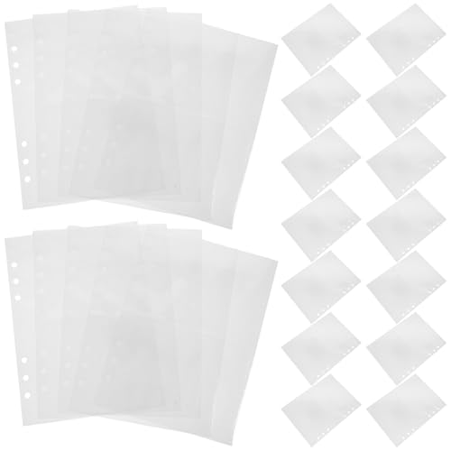 Fundas A5 6 agujeros para organizar fotos y tarjetas en archivadores