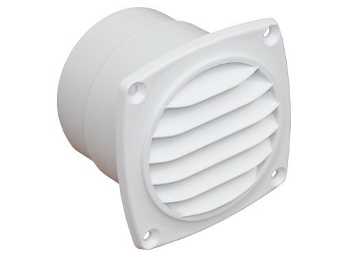 Five Oceans 6-Slotted Louvered ABS Plastic Air Hose Vent, 3-inch Diameter - FO109