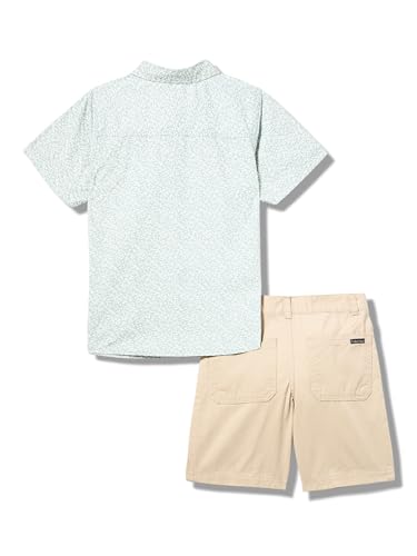 Image of Calvin Klein Baby Boys Calvin Klein 2 Piece Woven Short Set