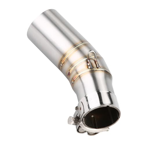 Mrisata MRISATAA340TNFB6V Motorcycle Exhaust Middle Pipe Motorcycle Mid Link Pipe Motorcycle Exhaust Link Pipe Motorcycle Accessory Stainless Steel Exhaust Middle Mid Link Pipe thumb #5
