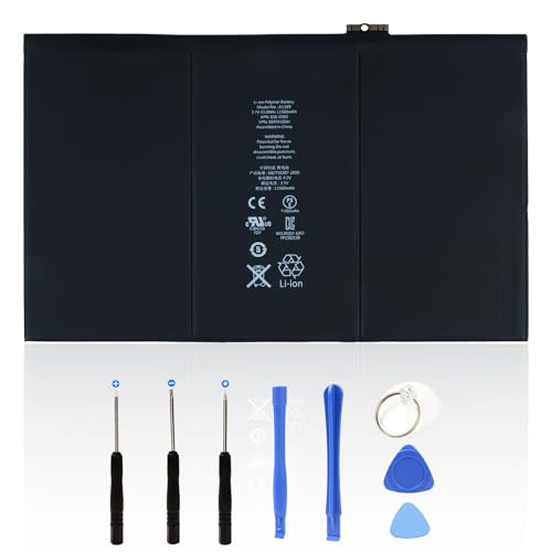A1389 Batería Compatible con iPad 3 y iPad 4 de Apple, A1389 A1416 A1403 A1430 A1458 A1459 A1460, 616 0586, 616 0591, 616 0593, 616 0604, 3,7 V, 11560 mAh, 43 WH
