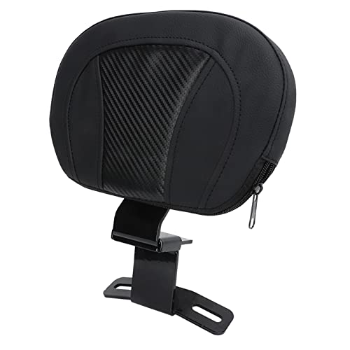 AOWINHIT Respaldo de asiento de pasajero de motocicleta, soporte sólido y cómodo, equilibrio estable, extraíble, universal para motocicletas (negro), respaldos