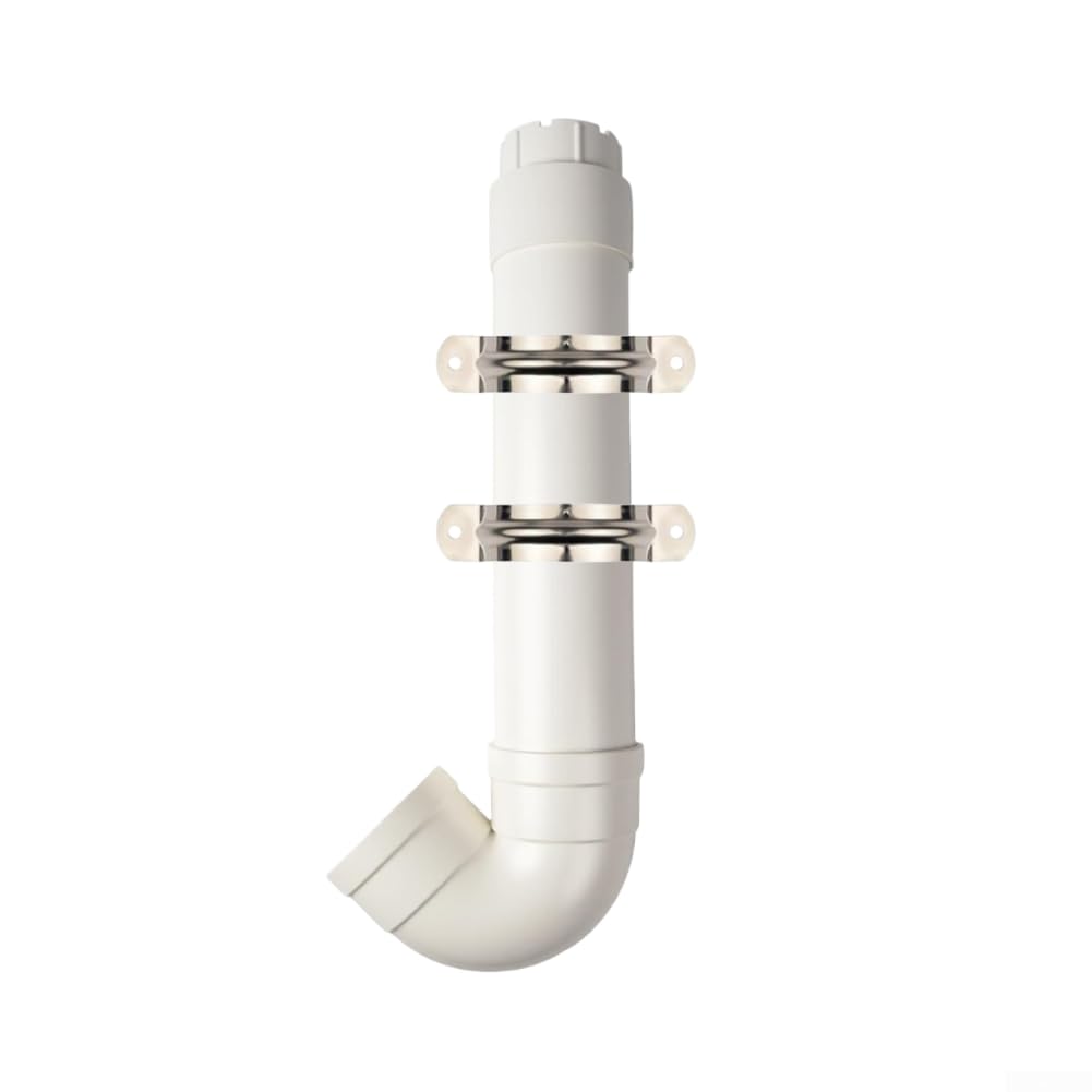 Comedero automático para pollos, resistente a la intemperie, sistema de tuberías de plástico resistente para patos, 49 cm (3 juegos)