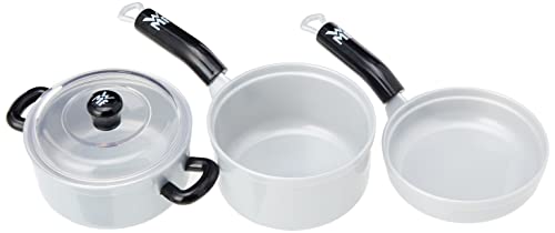 Theo Klein 9435 Kit de ollas y utensilios de cocina WMF de 3 piezas | Accesorios de cocina...